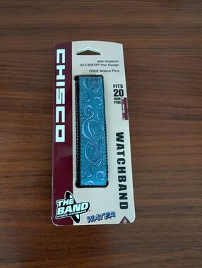 20 mm The Band Chisco Nylon Sports Wrap Water Design Watch Band